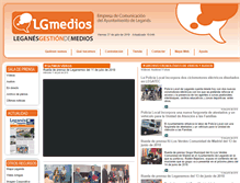 Tablet Screenshot of lgmedios.com